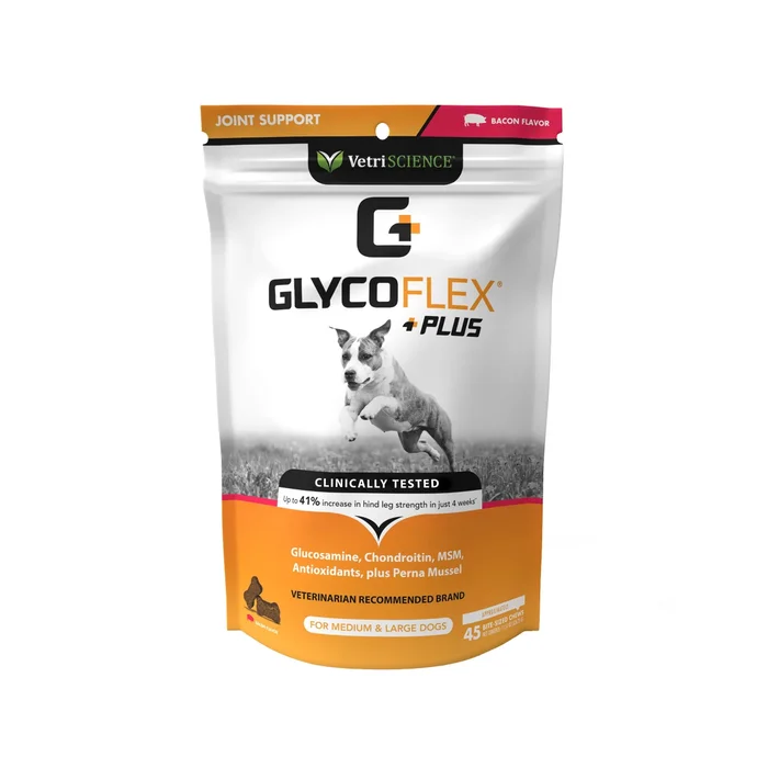 VetriScience GlycoFlex® Plus Dog Chews – Bacon