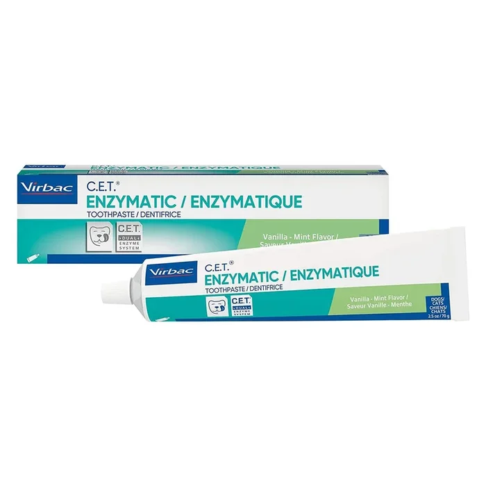 Virbac C.E.T. Enzymatic Pet Toothpaste for Dogs and Cats – Vanilla Mint