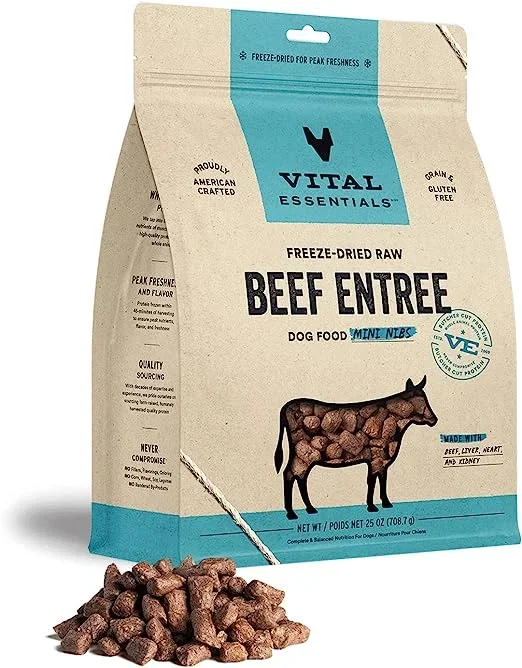 Vital Essentials – Freeze-Dried Beef Nibs Entree
