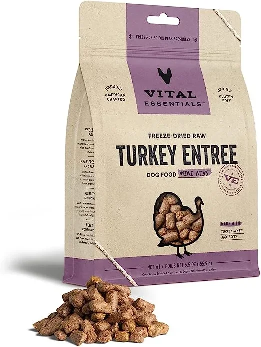 Vital Essentials – Freeze Dried Turkey Nibs Entree