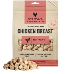 Vital Essentials Freeze-Dried Dog Treats – Chicken Breast