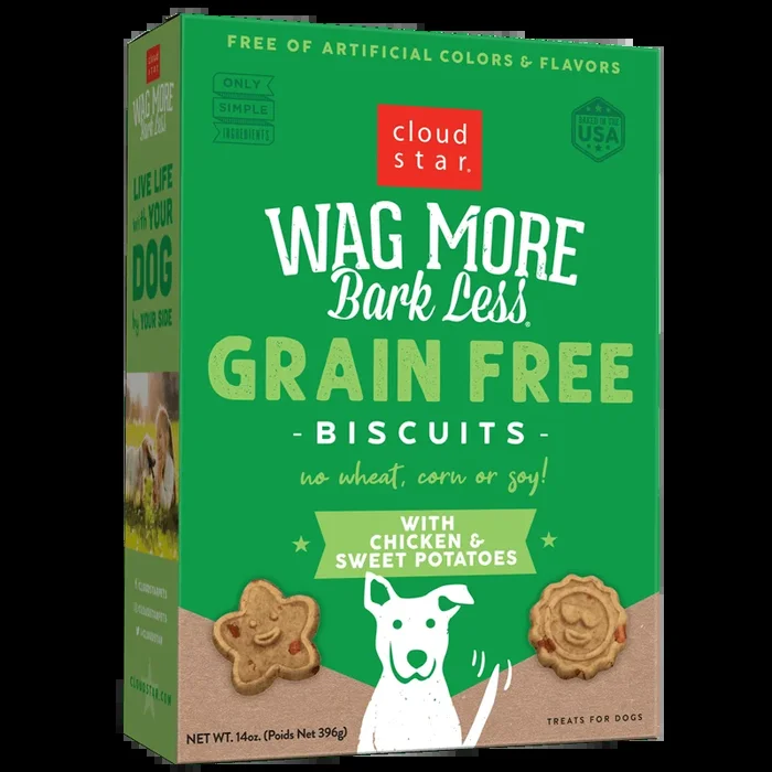 Wag More Bark Less Grain Free Chicken & Sweet Potato Biscuits