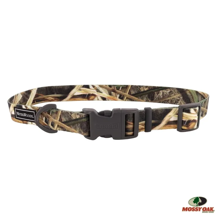 Water & Woods™ Adjustable Dog Collar, Mossy Oak Camo Large