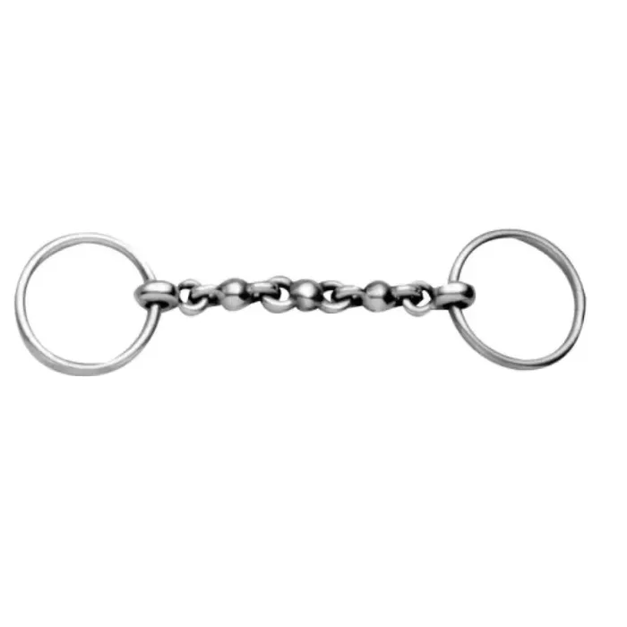 Waterford stainless steel free ring bradoon snaffle bit for horses Weatherbeeta Korsteel
