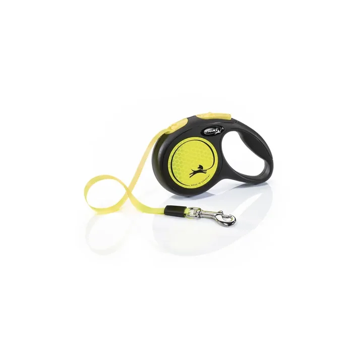 Webbing dog leash Nobby Pet Flexi New Neon [Size 3 m]