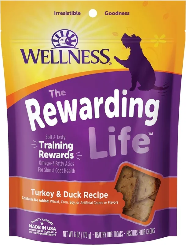 WELLNESS Rewarding Life Turkey & Duck grain free soft treat 6oz