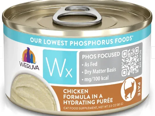 Weruva WX Low Phosphorous Chicken in a Hydrating Puree, 3 oz.