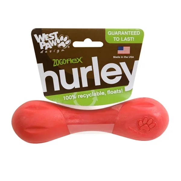West Paw Hurley Dog Toy – Ruby Red