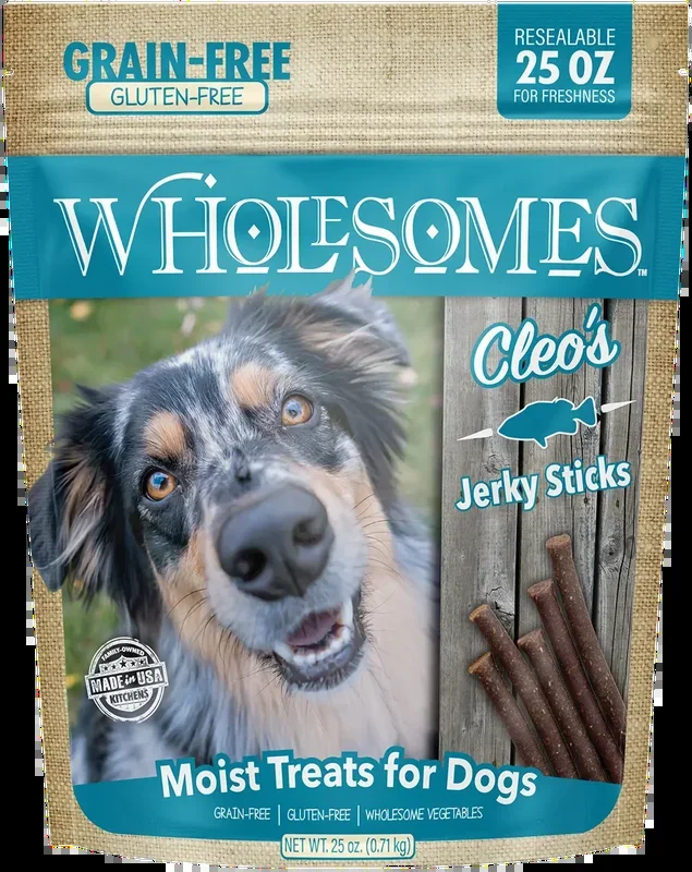 Wholesomes Cleo’s Jerky Sticks Grain-Free Dog Treats 25-oz