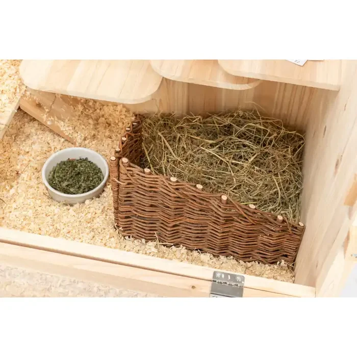 wicker rodent corner unit Trixie [Size S]