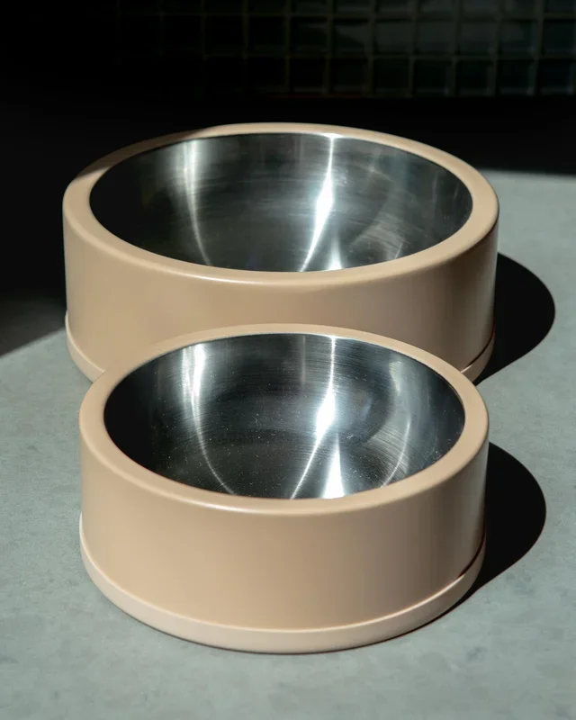 Wild One Dog Bowl in Tan