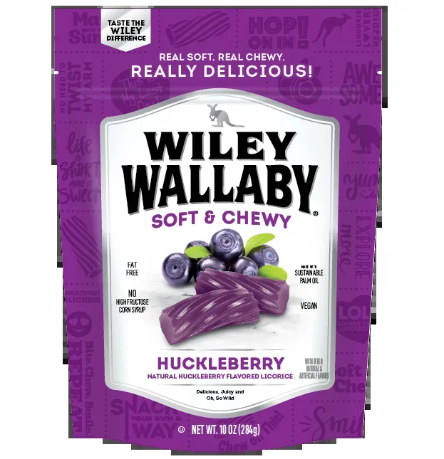 Wiley Wallaby Huckleberry Australian Style Licorice