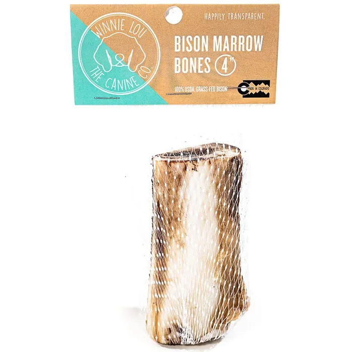 Winnie Lou Bison Marrow Dog Bone