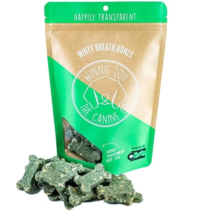 Winnie Lou Minty Breath Bones Dog Treats