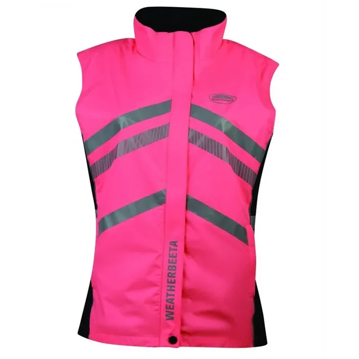 Women‘s lightweight reflective waterproof vest Weatherbeeta