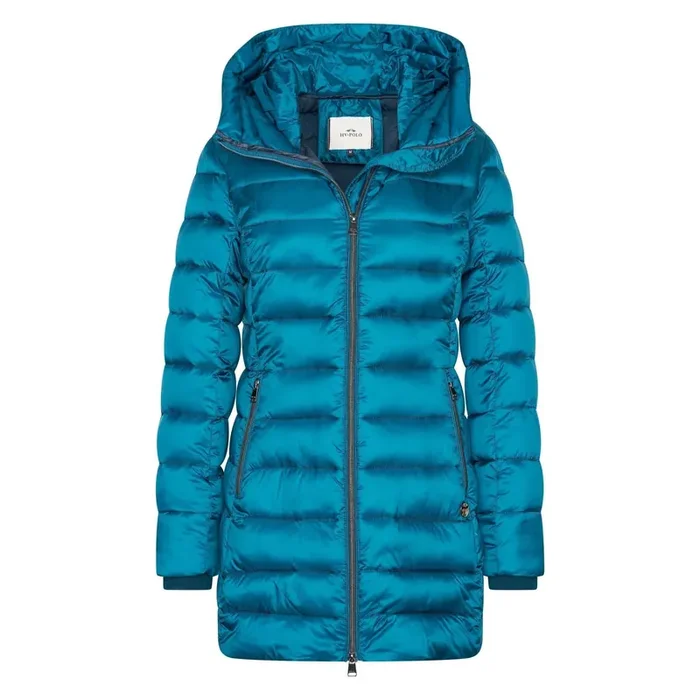 Women‘s long hooded down jacket HV Polo Christine