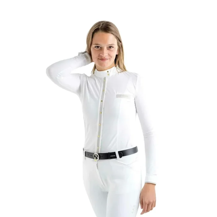 Women‘s long sleeve riding polo shirt Le Sabotier Orphee