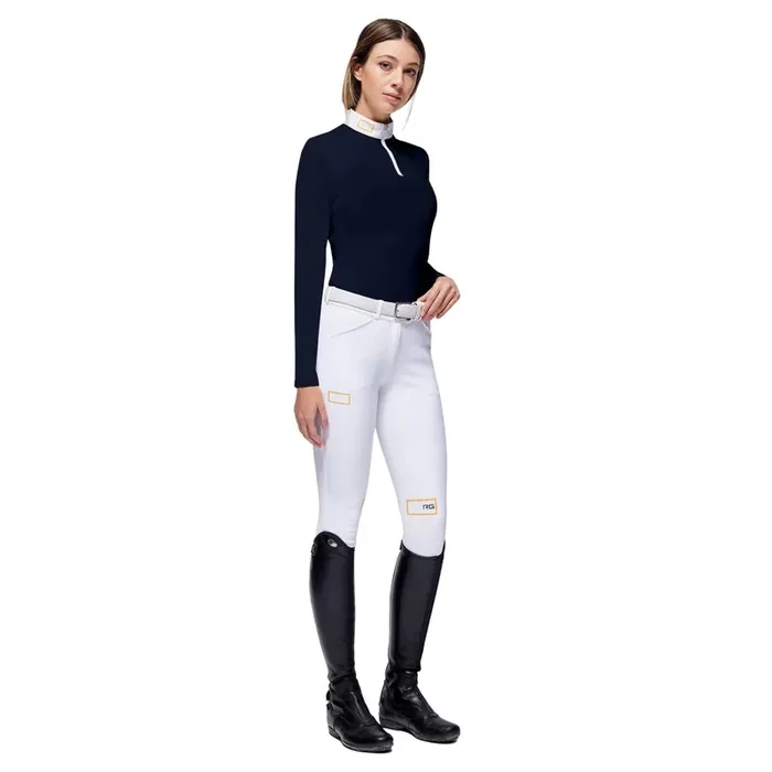 Women‘s long sleeve zipped riding polo shirt RG Italy