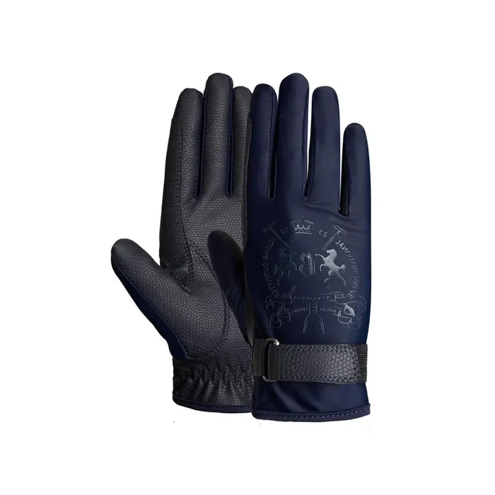 Women‘s riding gloves with printed logo B Vertigo Laia