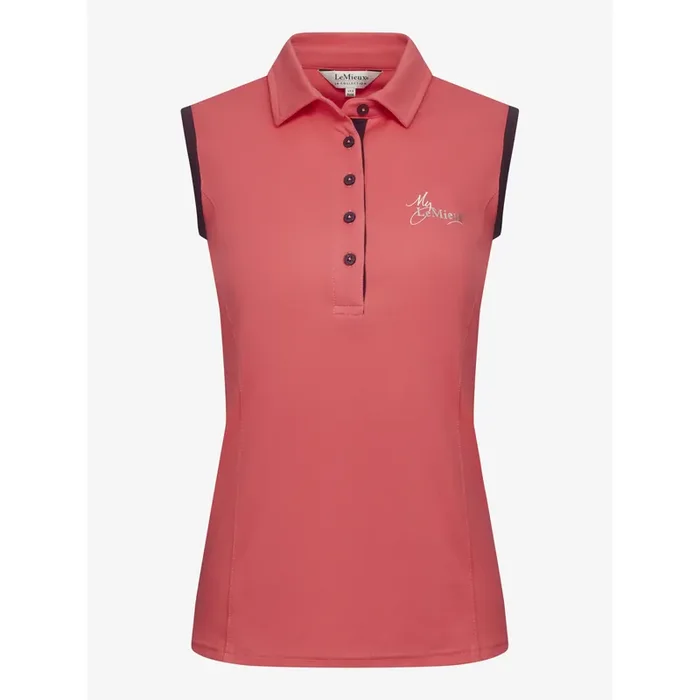 Women‘s sleeveless riding polo shirt LeMieux