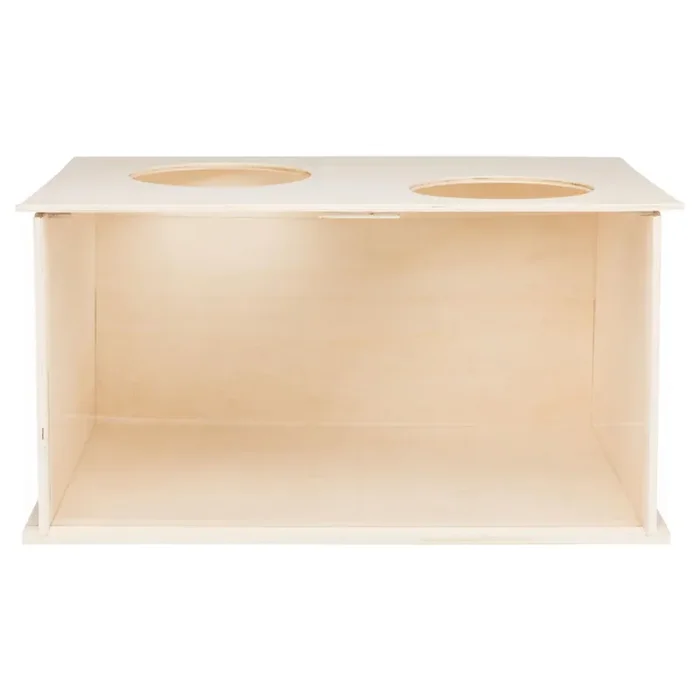Wooden rabbit toy box for small animals Trixie