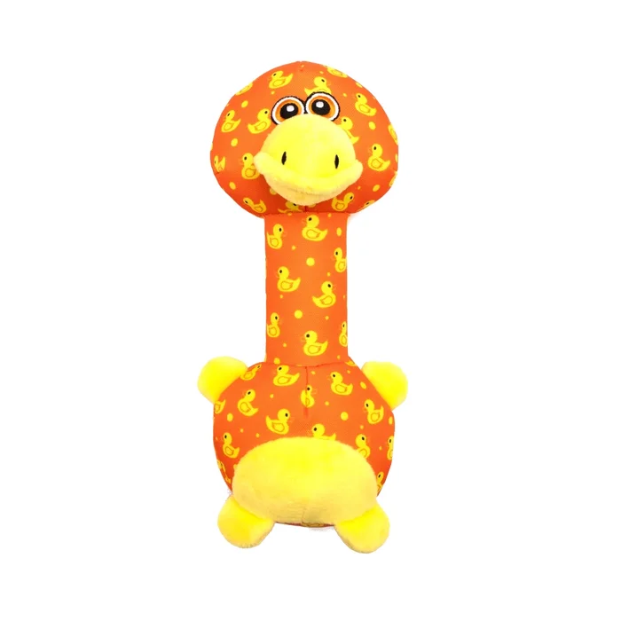 Worthy Dog Animal Bonded Long Neck Dog Toy – Ducky