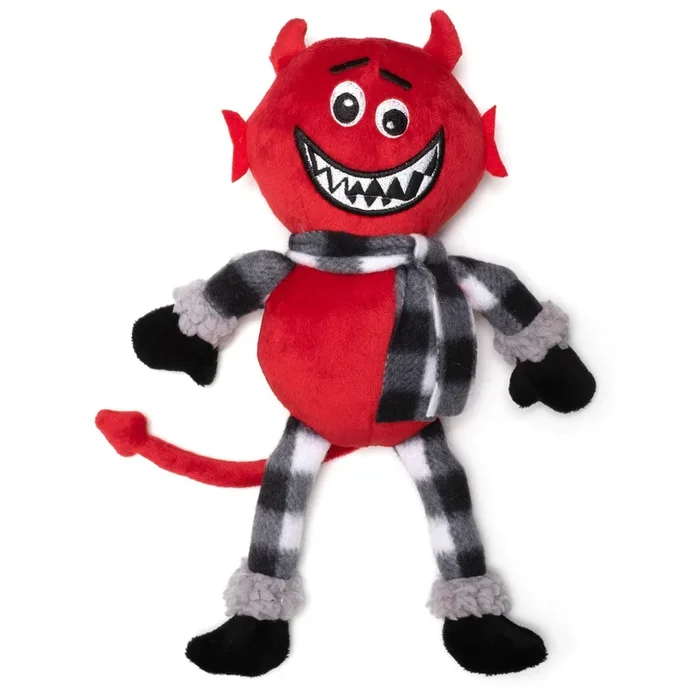 Worthy Dog Halloween Buffalo Dog Toy – Devil
