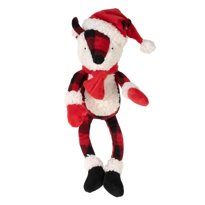 Worthy Dog Holiday Buffalo Fox Dog Toy