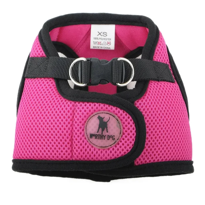 Worthy Dog Sidekick Dog Harness – Pink