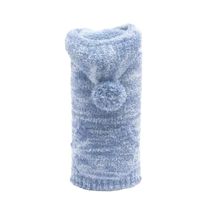 Worthy Dog Space Dye Hoodie Dog Sweater – Blue