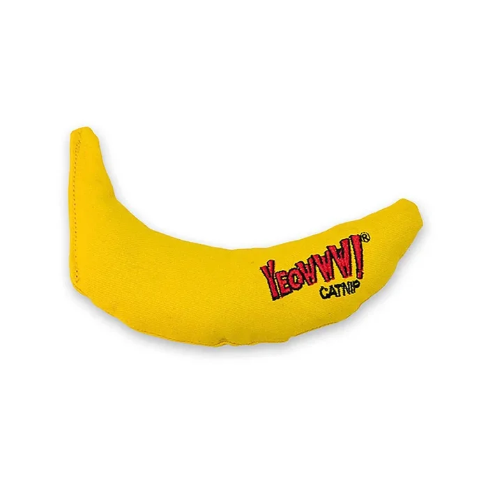 Yeowww! Catnip Cat Toy – Yellow Banana