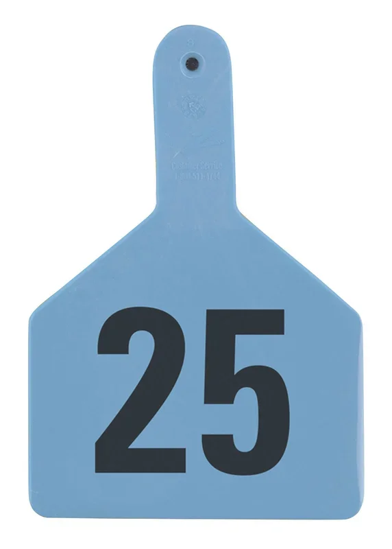 Z1 No-Snag Numbered 1-Piece Ear Tags, 25 ct