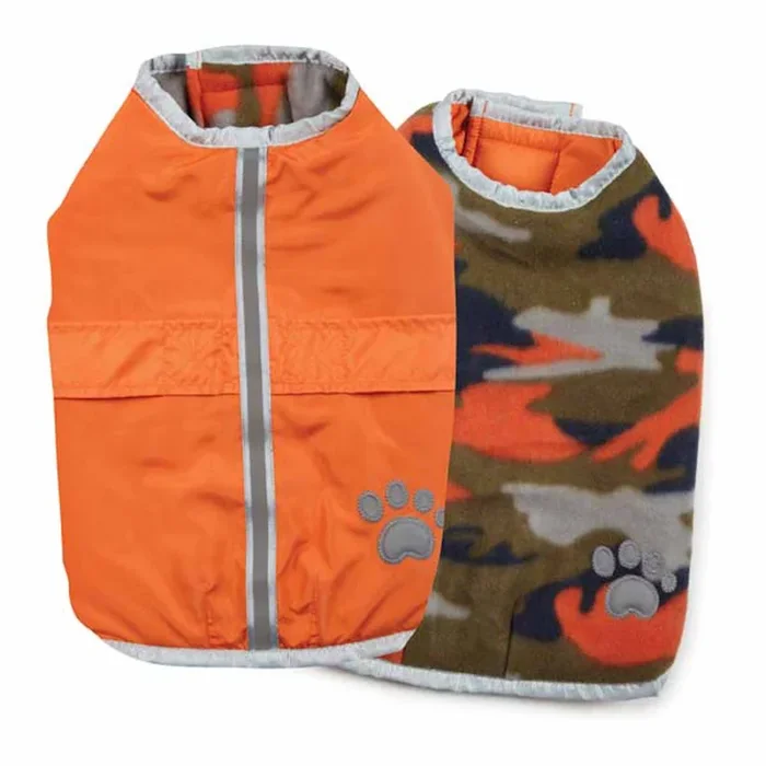Zack & Zoey Nor’easter Dog Blanket Coat – Orange