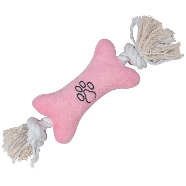 Zanies Bone Tugger Dog Toy – Pink