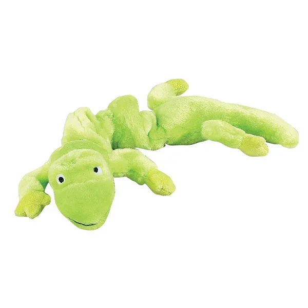 Zanies Bungee Geckos Dog Toy – Neon Green