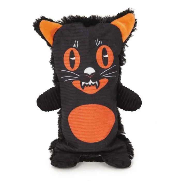 Zanies Halloween Bottle Cruncher Dog Toy – Black Cat