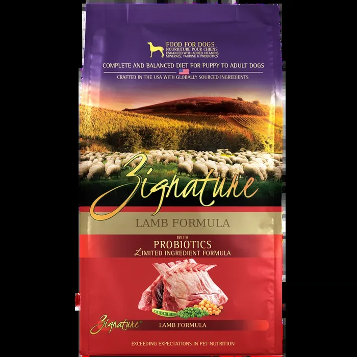 Zignature Lamb Formula Dry Dog Food, 25lb