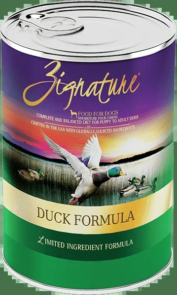 Zignature Limited Ingredient Duck Formula Wet Dog Food