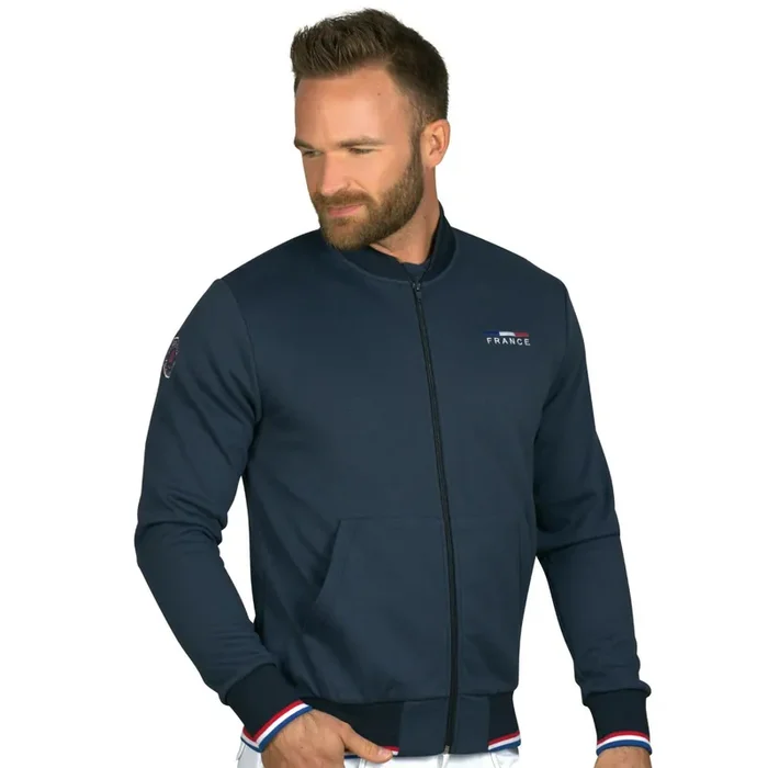 Zip-up riding sweatshirt Flags&Cup France – Limited Edition