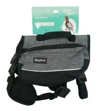 Zippy Paws Lightweight Adventure Backpack, Graphite