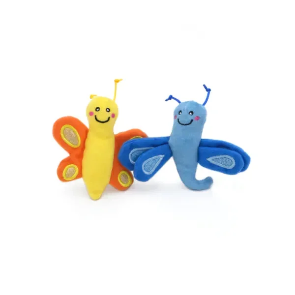 ZippyClaws 2-Pack – Butterfly and Dragonfly Cat Toy