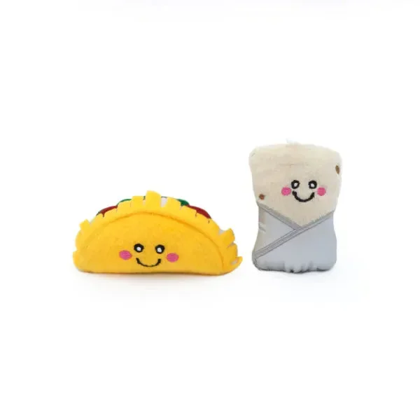 ZippyClaws NomNomz – Taco and Burrito Cat Toy