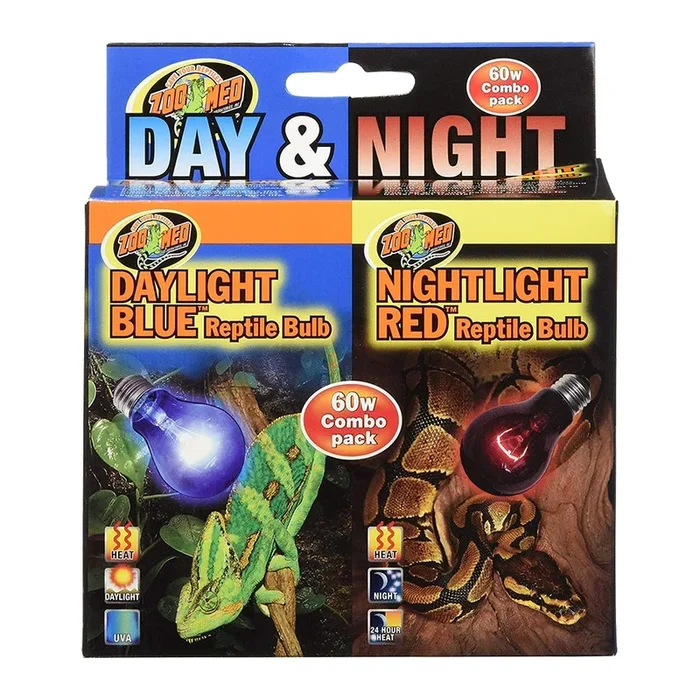 Zoo Med Day & Night Reptile Bulb Combo Pack