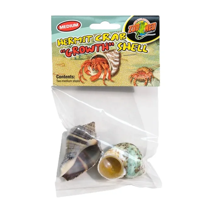 Zoo Med Hermit Crab Growth Shell Assorted Medium 2 Count