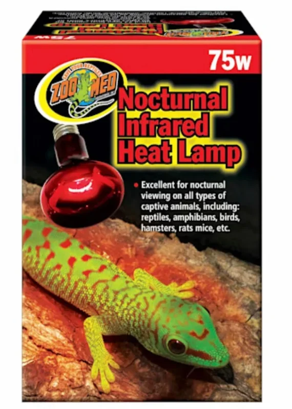 Zoo Med Nocturnal Infrared Heat Lamp, 75 Watts