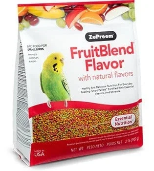 ZuPreem FruitBlend with Natural Fruit Flavors Small Bird Food