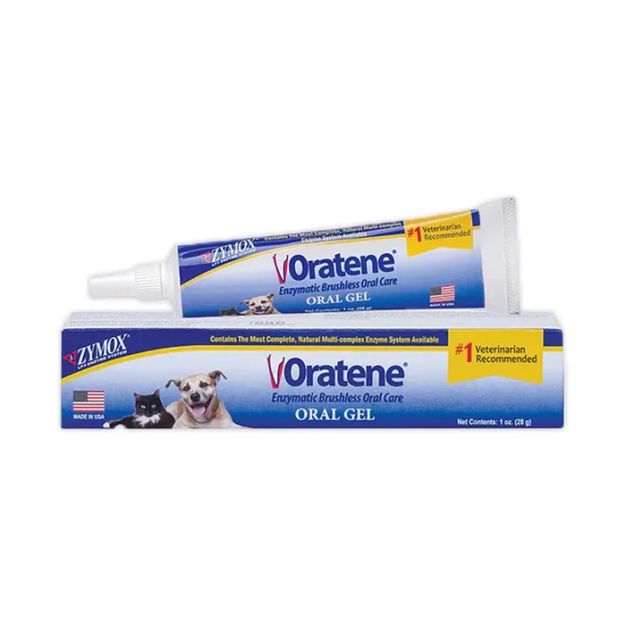 Zymox Oratene Brushless Enzymatic Oral Gel for Dogs & Cats 1-oz